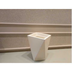 Vaso Versálito Moderno Médio - Branco - Modelo: Floripa