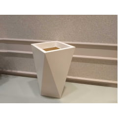 Vaso Versálito Moderno Grande- Branco - Modelo: Floripa