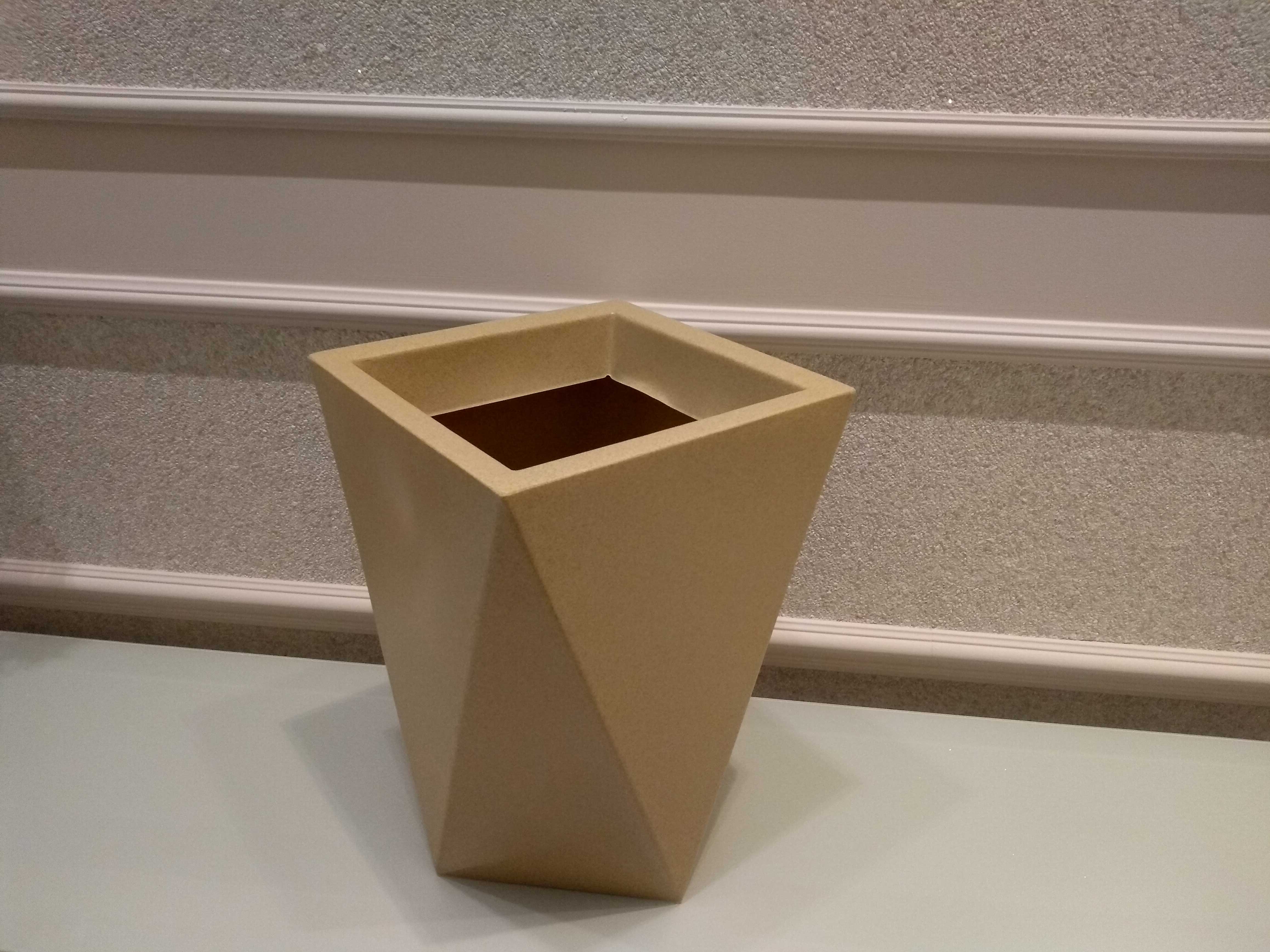 Vaso Versálito Moderno Médio - Areia - Modelo: Floripa