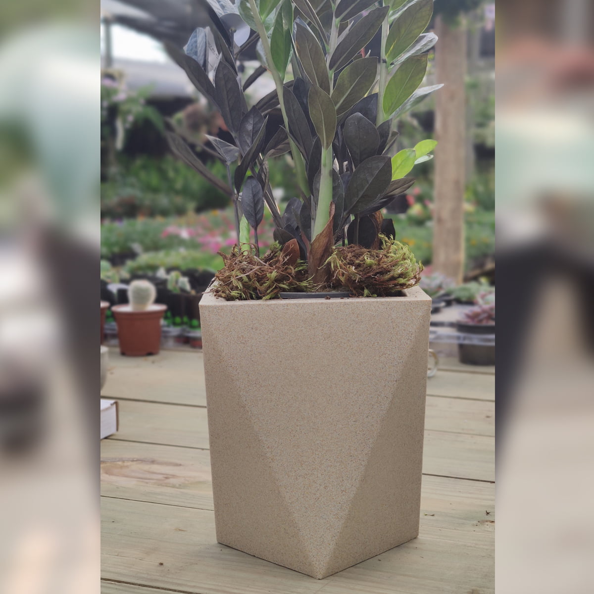 Vaso Facetado - Tam.: Pequeno -